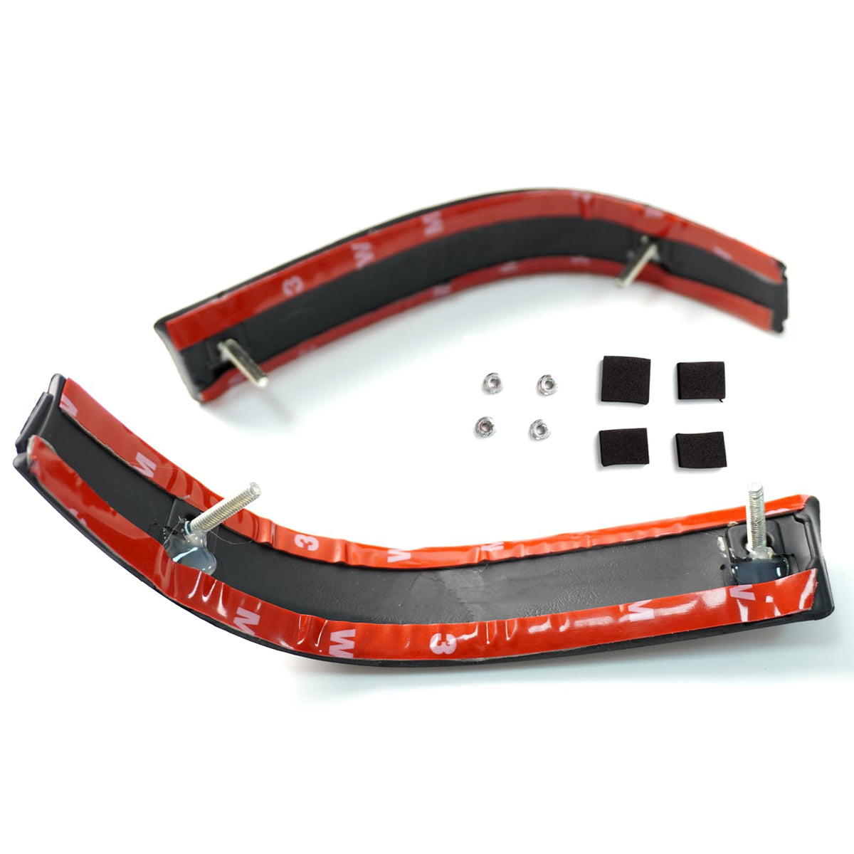 SKKYORO passenger side molding mounted demonstrating uniform look and protection