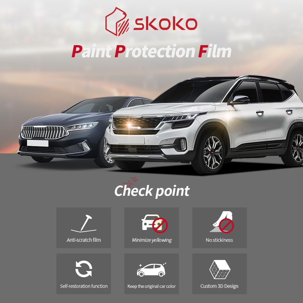 skoko installed on Tesla door handle demonstrating discreet protection and clean look