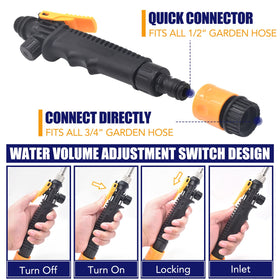 Skoutag flush wand spraying inside tank to dislodge sediment and improve efficiency