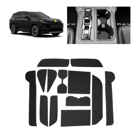 SKTU front door mat installed in 2026 RAV4 protects storage and adds neat finish