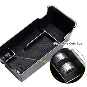 SKTU compartments holding coins and sunglasses for easy access