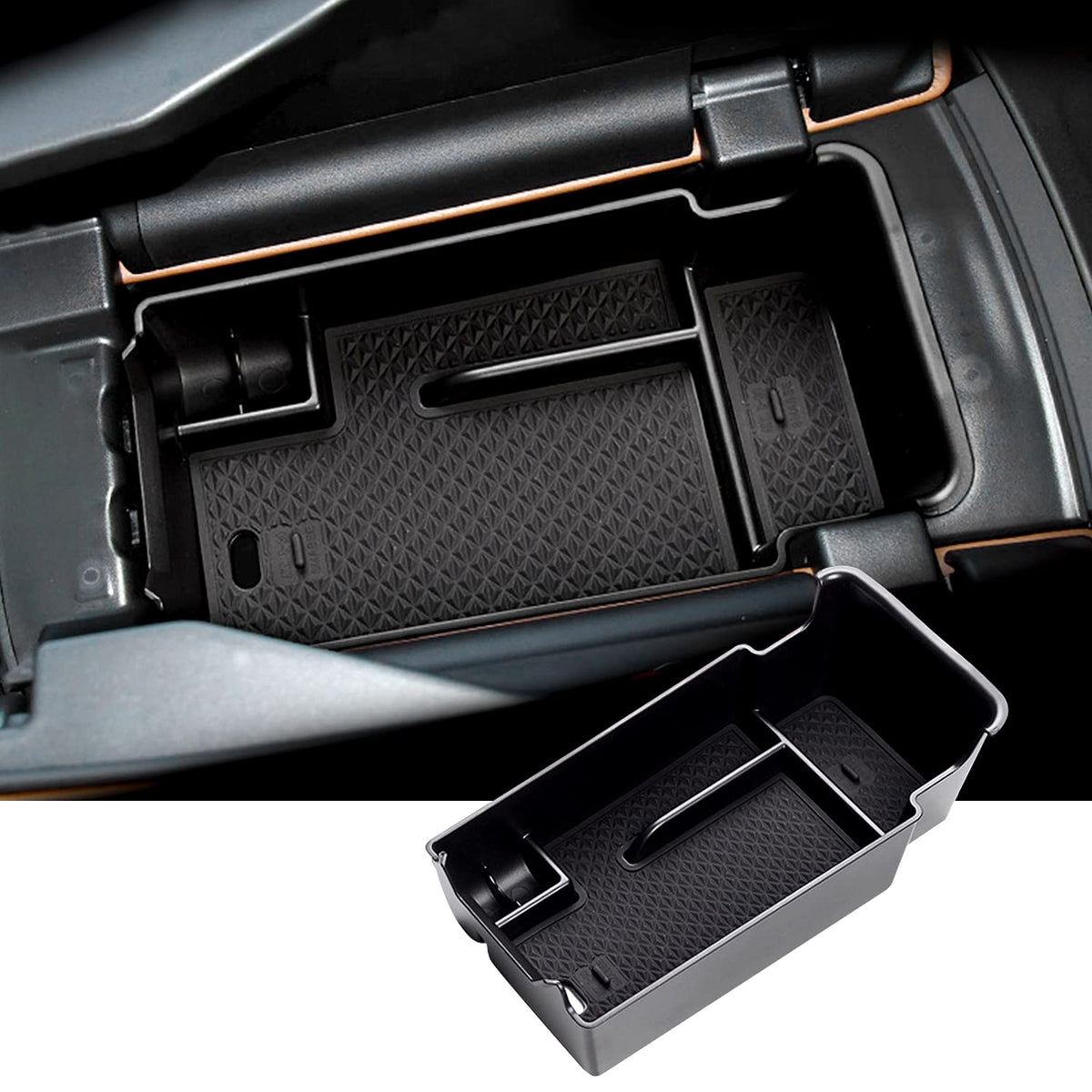 SKTU front view of console insert for clean storage