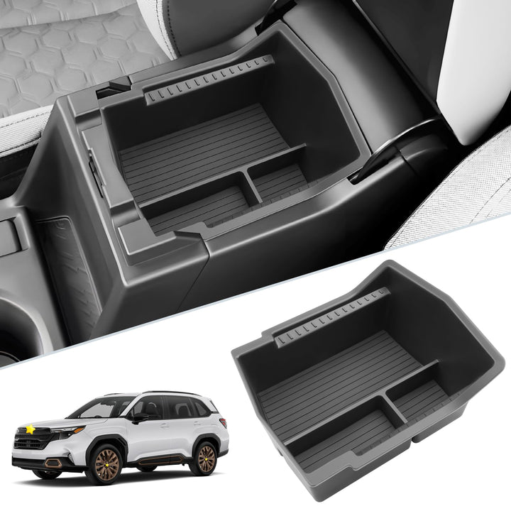 SKTU center console front view showing neat organized compartments and quick access