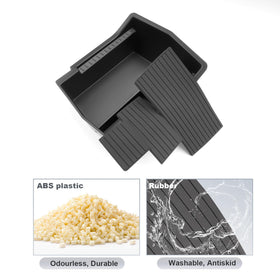 SKTU rubber mat detail reducing rattle and protecting small items from sliding