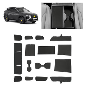 SKTU door slot mat installed in Tucson door pocket for cleaner storage