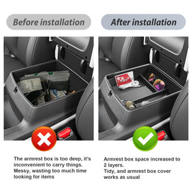 SKTU installed in Kia Carnival armrest delivering neat storage and quick reach