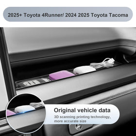 SKTU organizer fitted in Tacoma console increases usable storage and order
