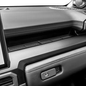 SKTU in vehicle lifestyle shot highlighting clutter-free cabin convenience