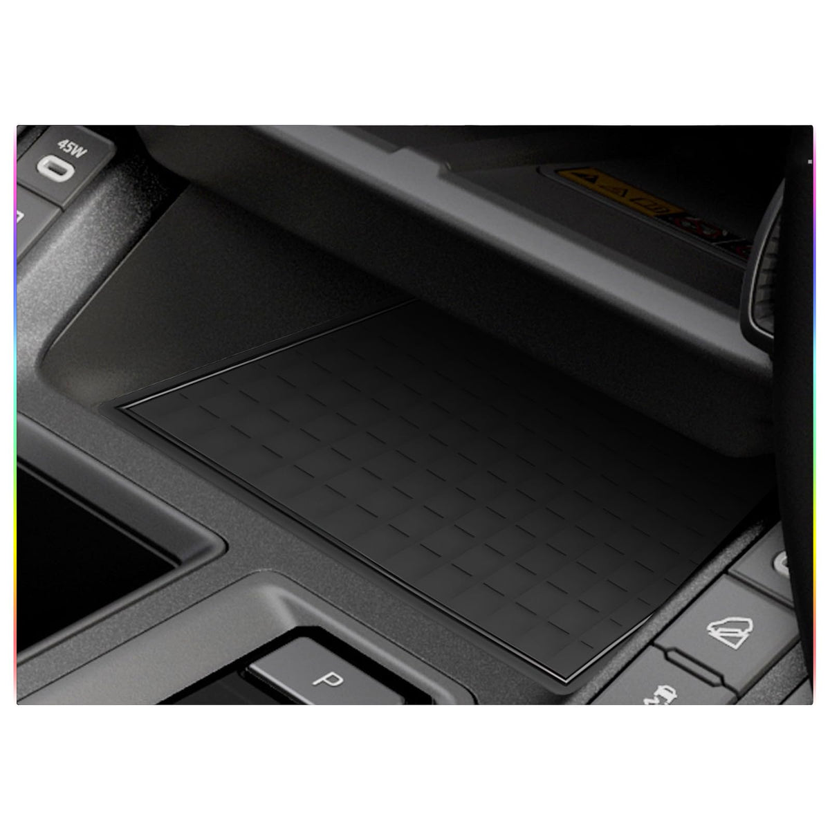 SKTU rubber mat texture detail showing soft latex feel and durable finish