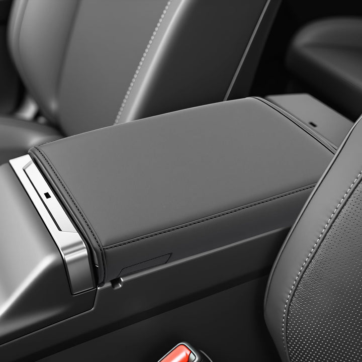 SKTU front view of armrest cover showing precise fit and clean styling