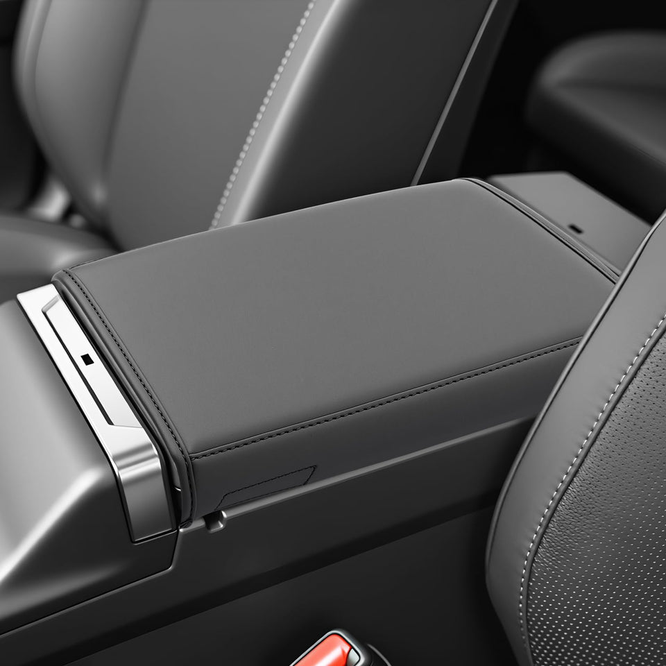 SKTU front view of armrest cover showing precise fit and clean styling