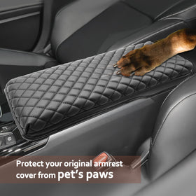 SKTU side profile showing snug contour matching Camry armrest curve