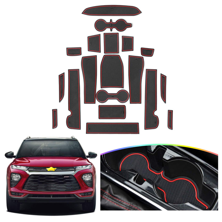 SKTU front door mat red installed protects door pocket and prevents scratches