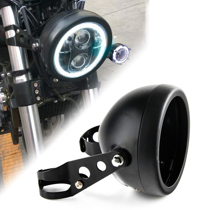 skuntuguang front view of headlight bucket showing clean fit and classic look