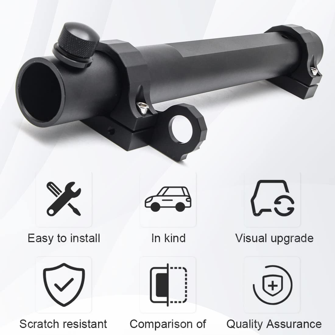 SKUNTUGUANG installed on Jeep Wrangler tailgate demonstrating secure fit