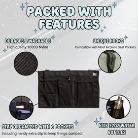 SKY STASH large pocket holding tablet for easy device storage benefit