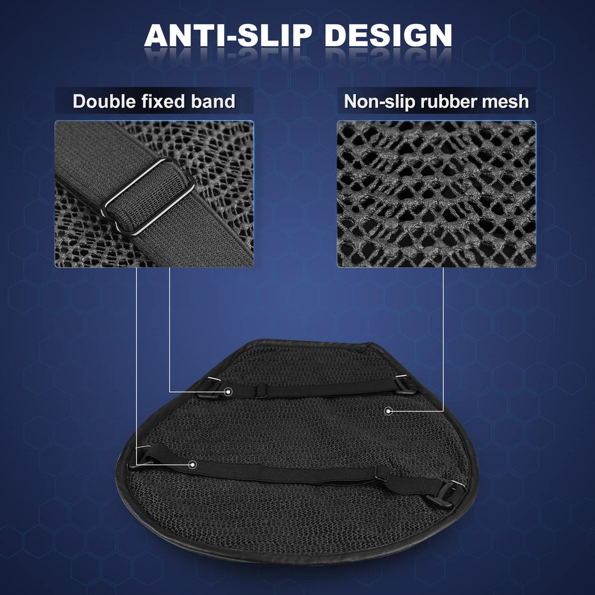 SKYJDM underside showing anti-slip particles and dual strap security