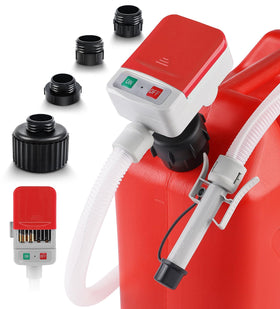 SKYJDM red pump front view showing compact design and easy handling benefit