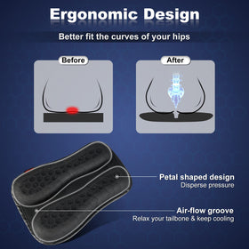SKYJDM folded cushion in hand illustrating portability and easy storage