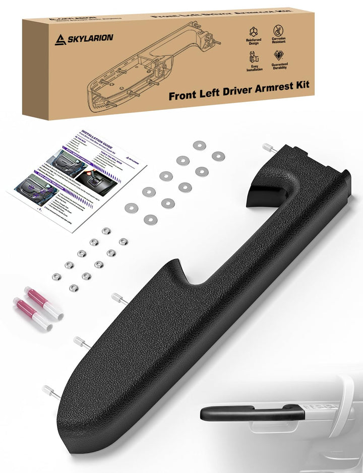 Skylarion front view showing driver-side armrest, restores OEM look