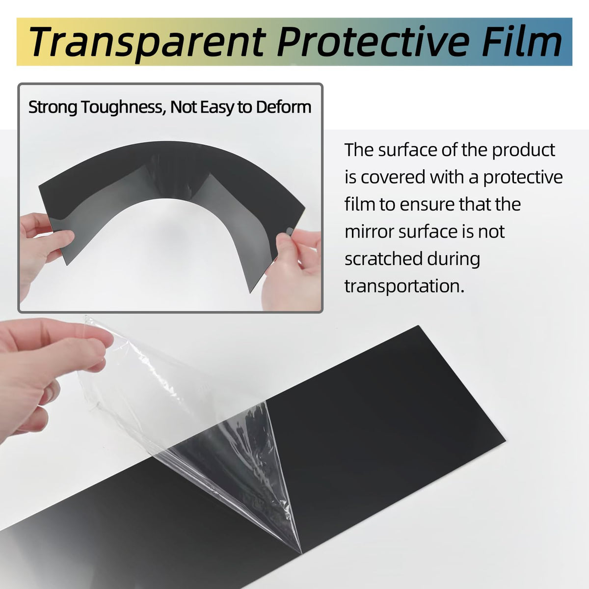 SKYLOTEC adhesive backing detail with peel tab for easy secure installation