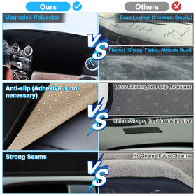 SKYLOTEC dash cover beside a ruler to show scale and precise tailoring