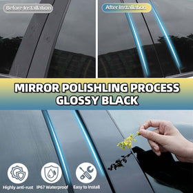 SKYLOTEC mirror-bright surface after film removal showing refreshed exterior appeal