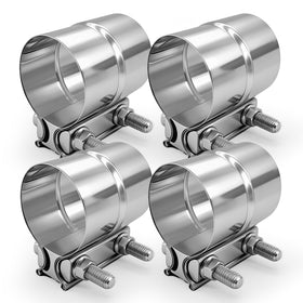 SKYMIRO front view of 4-pack clamps showing durable stainless-steel construction and value