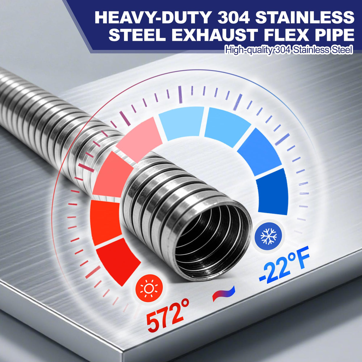 SKYMIRO installed on muffler connection showing universal compatibility