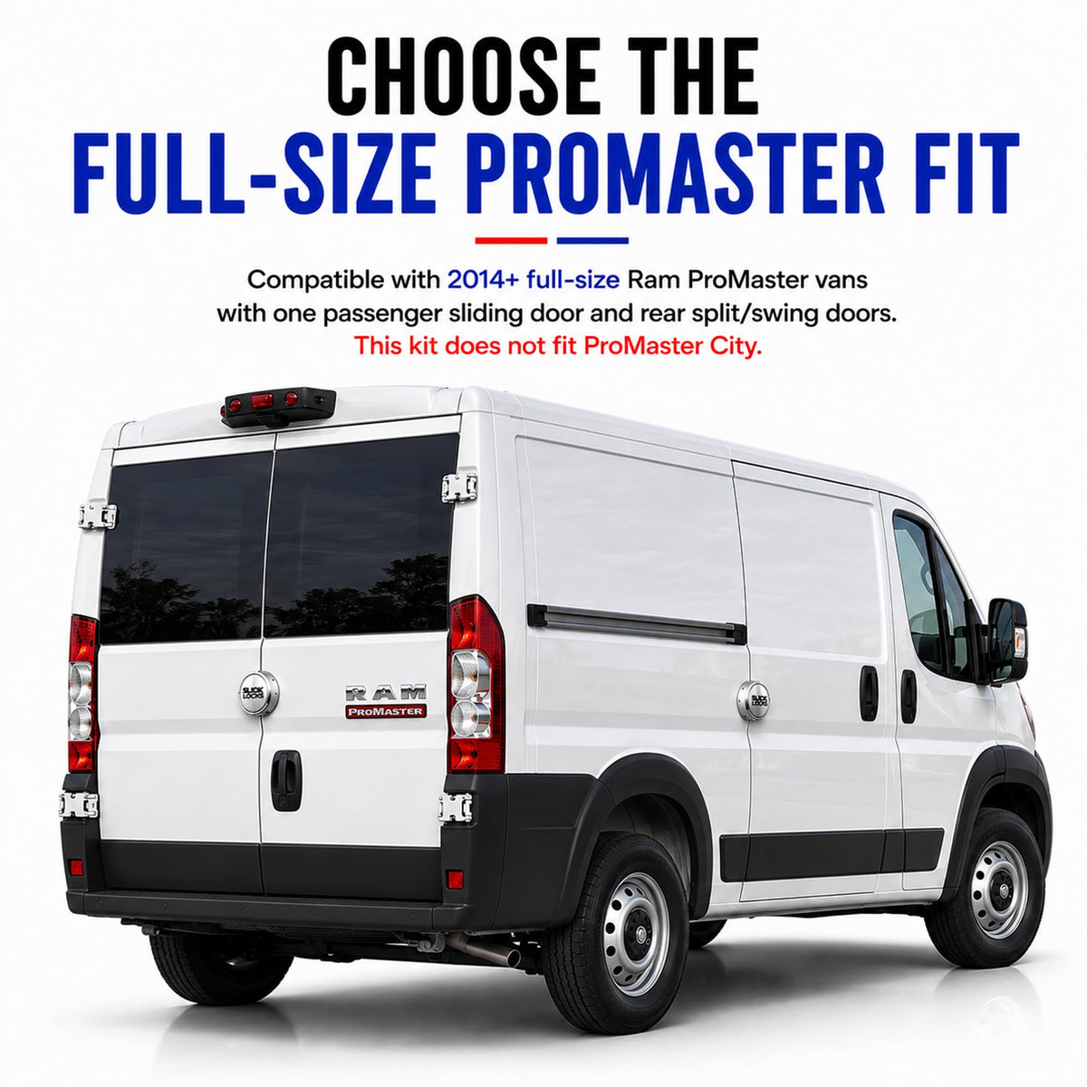 Slick Locks on parked van conveying professional fleet security benefit
