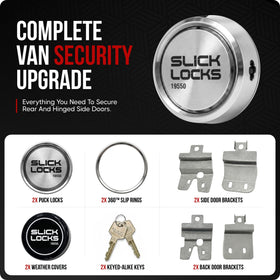 Slick Locks spinner component shown engaging latch for durable operation