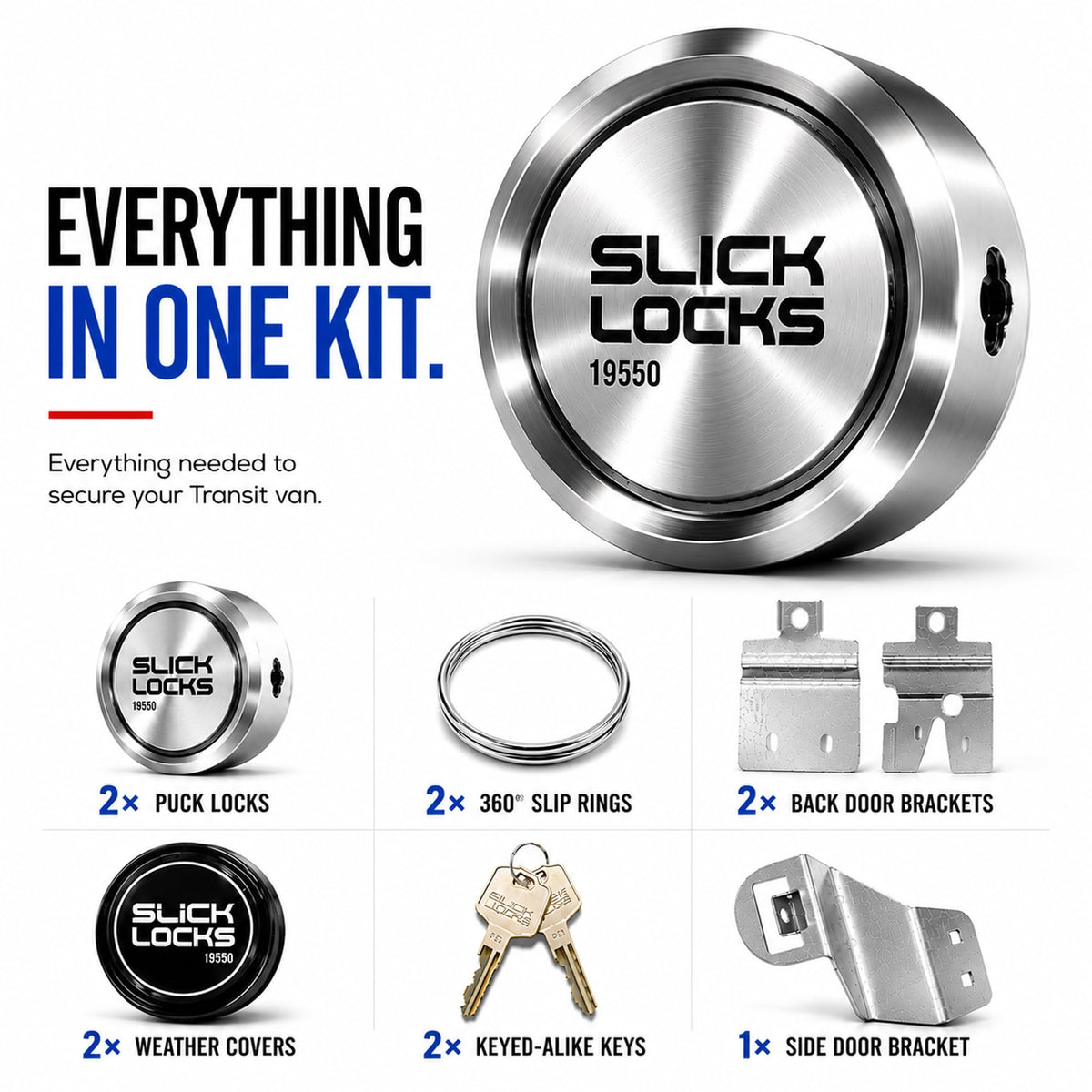 Slick Locks custom bracket detail illustrating factory-fit mounting advantage