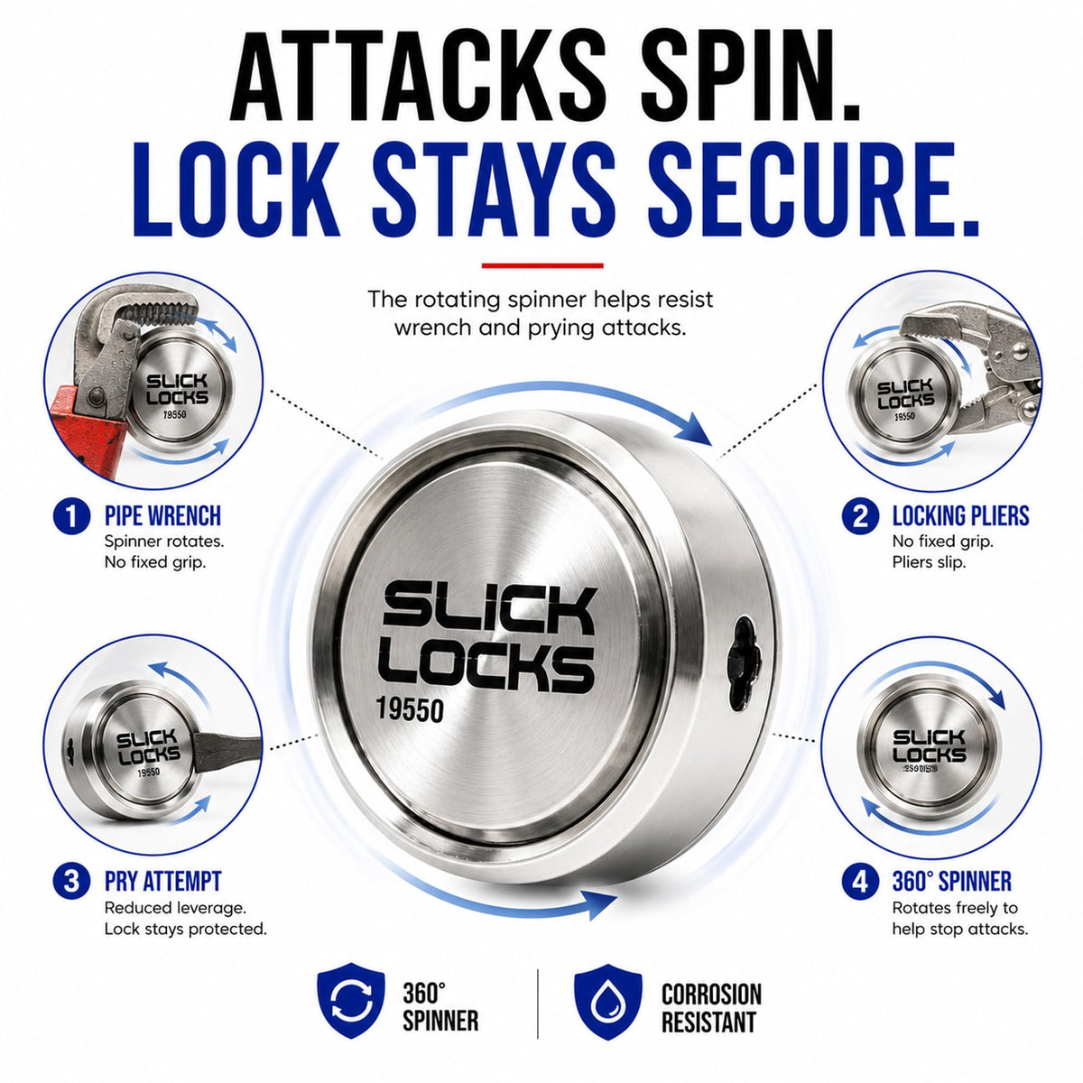 Slick Locks installed on sliding side door demonstrating secure cargo protection