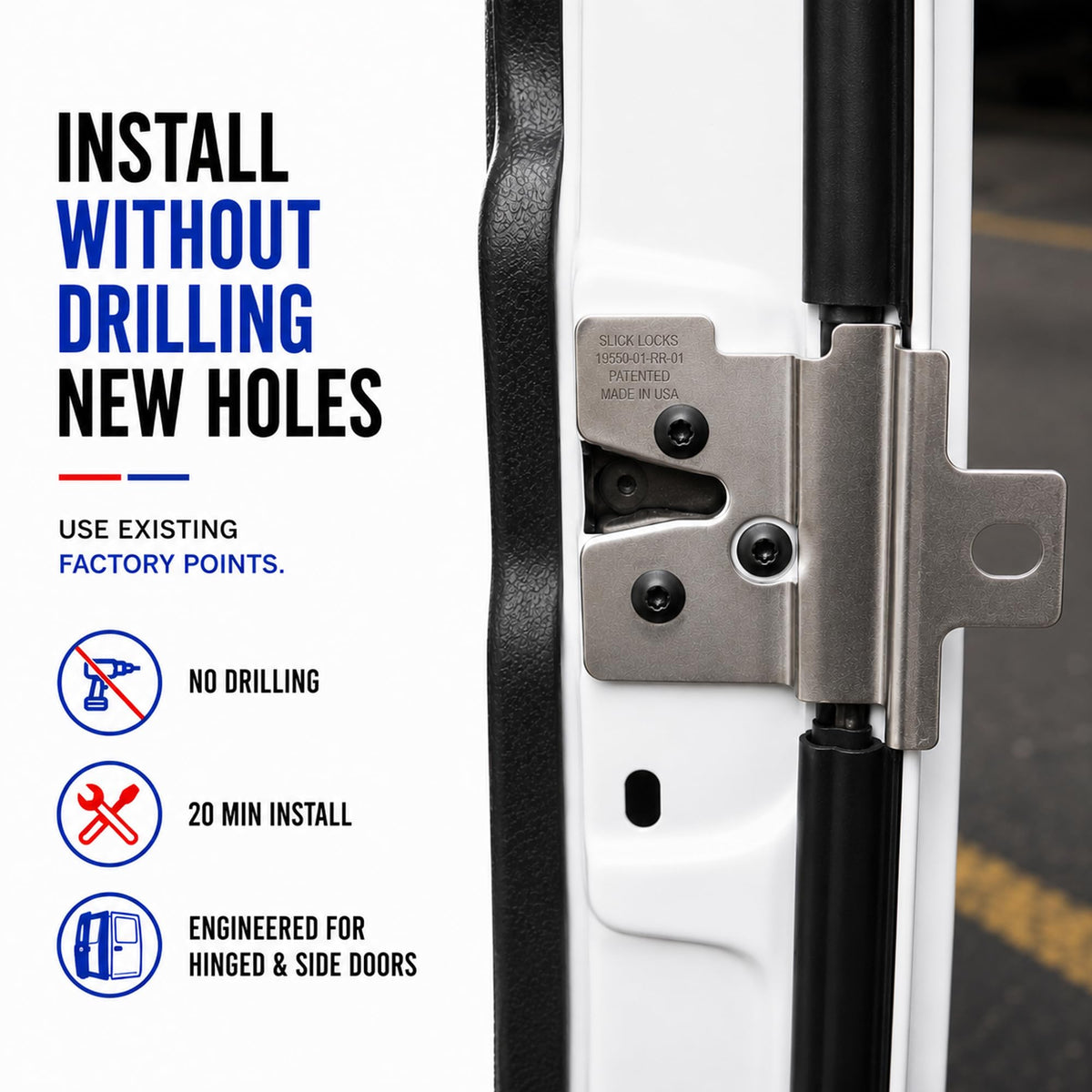 Slick Locks puck lock close-up showing durable aluminum body for long life
