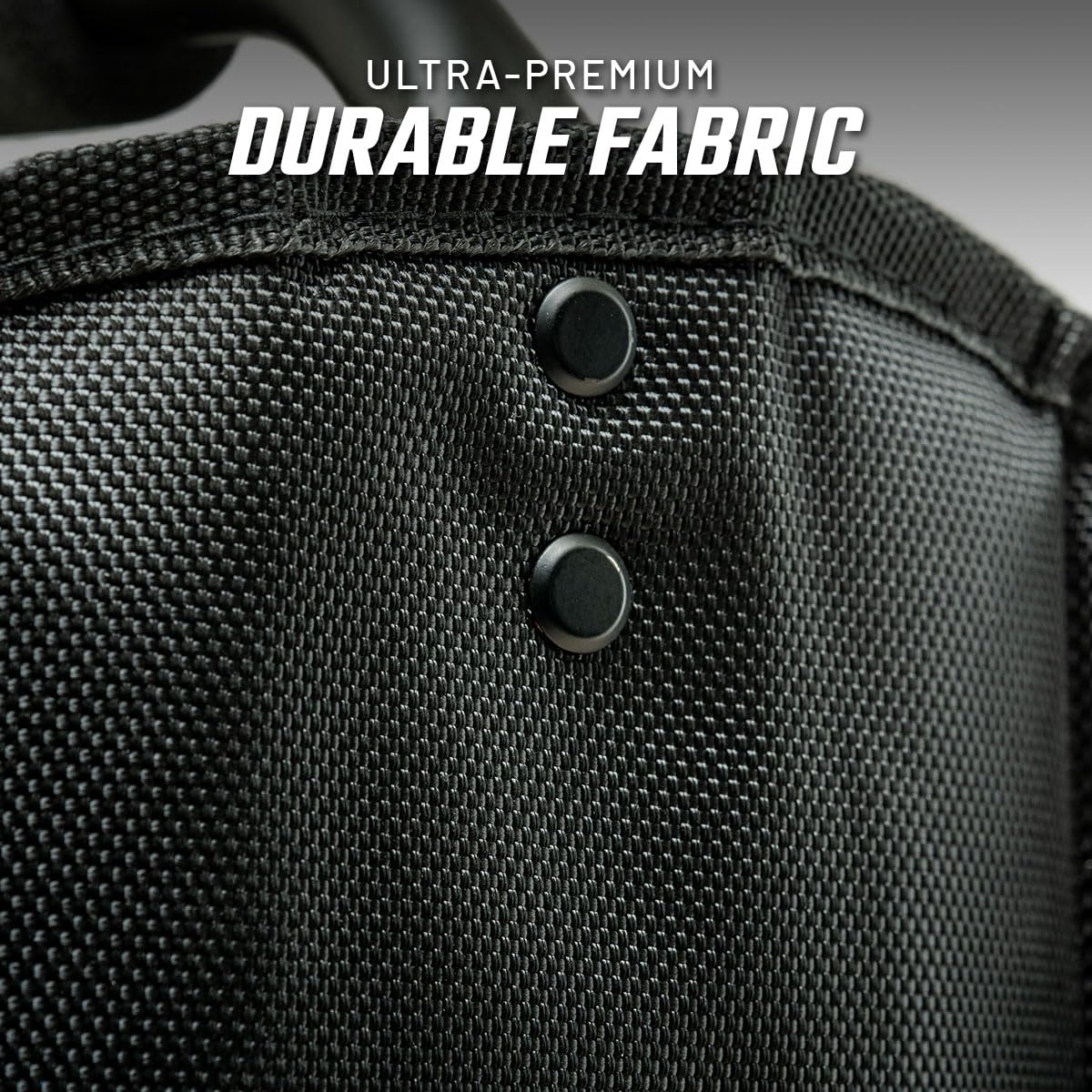 Slick Products metal handle close-up offering secure comfortable carry
