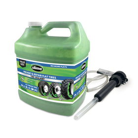 Slime 1 gallon jug front label showing product and protection benefits