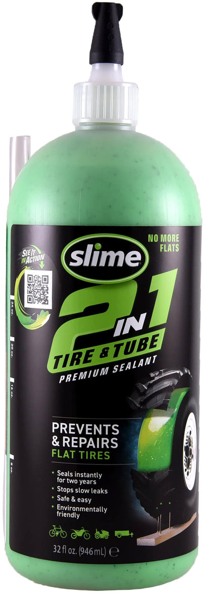 Slime bottle front label showing product and benefits