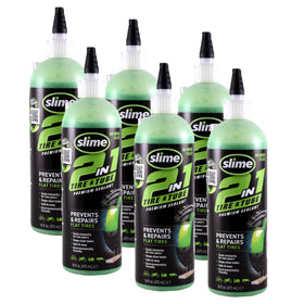 Slime front packaging showing six 16oz bottles and benefits
