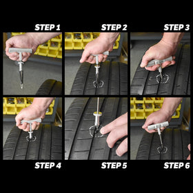 Slime insertion collar detail on plugger showing consistent depth placement benefit