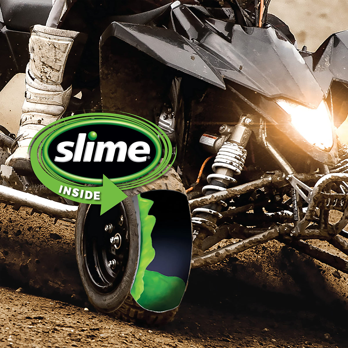 Slime being poured into a tire valve for easy puncture protection