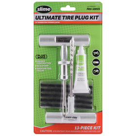 Slime front packaging of Pro-Series kit shows complete 13-piece set and benefit of readiness