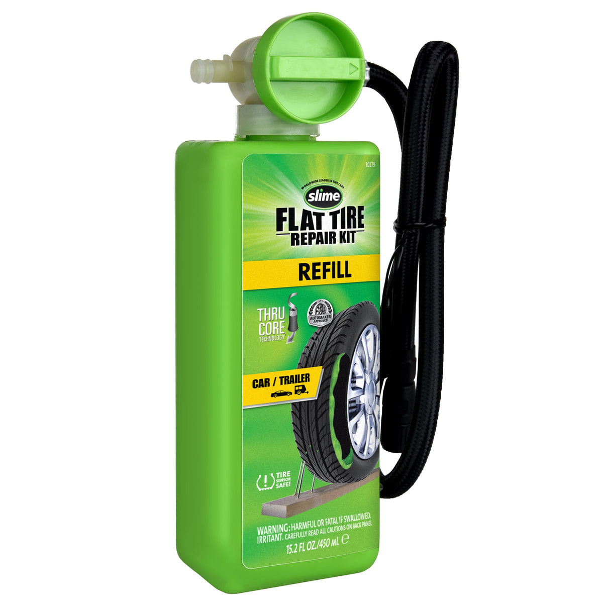 Slime refill cartridge front view showing label and quick kit restoration benefit