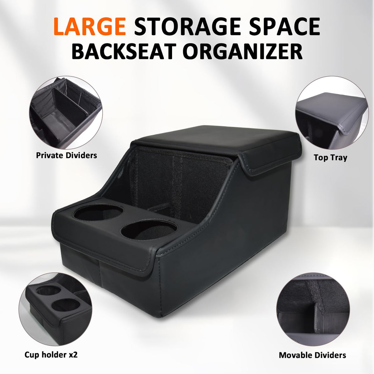 SLOGENTO non-slip base underside illustrating secure grip on seat benefit
