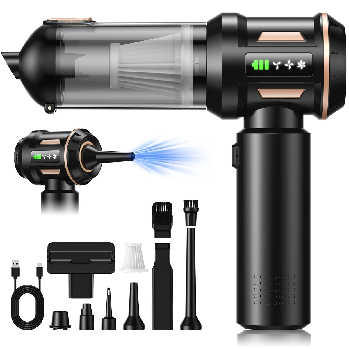 SLOKSFil front view showing compact handheld design and portability benefit