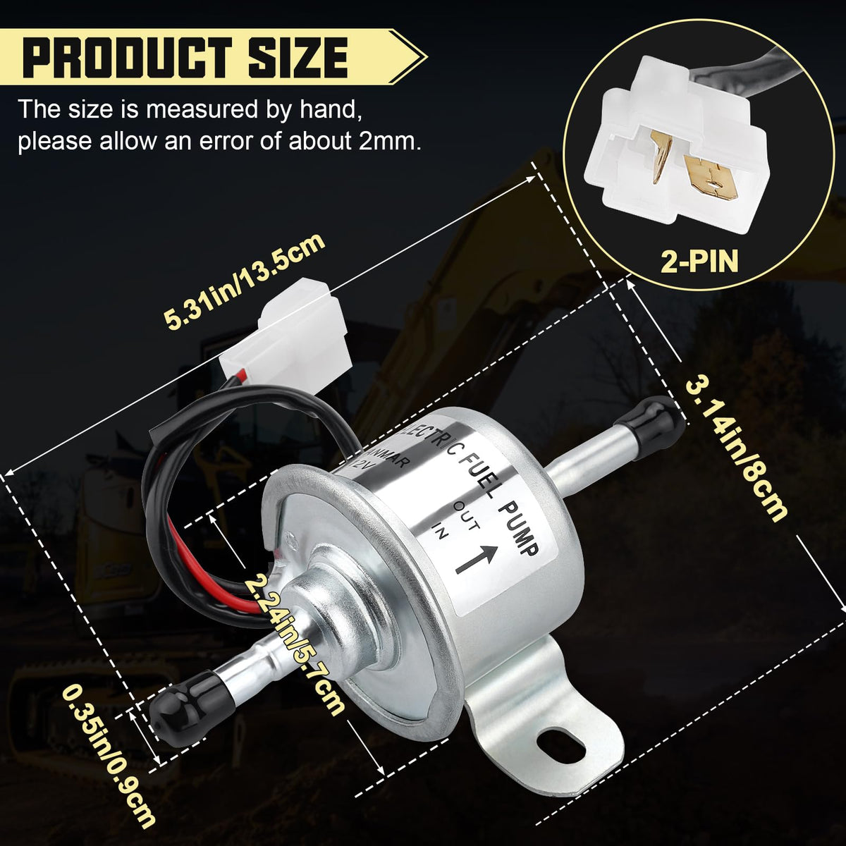 Slother pump side profile highlighting compact design benefit: space-saving replacement