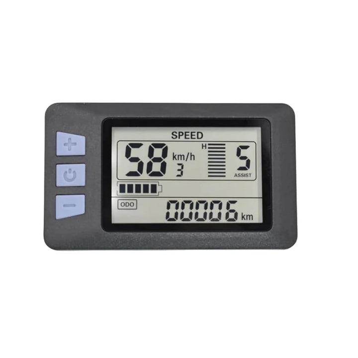 Slybar P3H front display showing clear ride data and easy reading