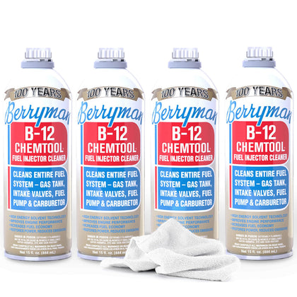 SMA ProQor front packaging showing four Berryman B-12 bottles and included towel for easy maintenance
