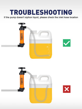 SMART JERRY compatibility label listing gasoline, oil, coolant and water handling