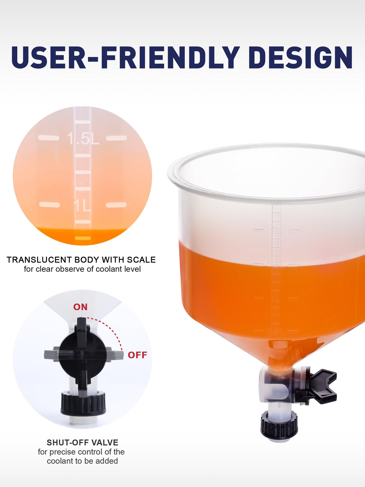 SMART JERRY straight extension tube with 45° elbow for reaching recessed radiator caps