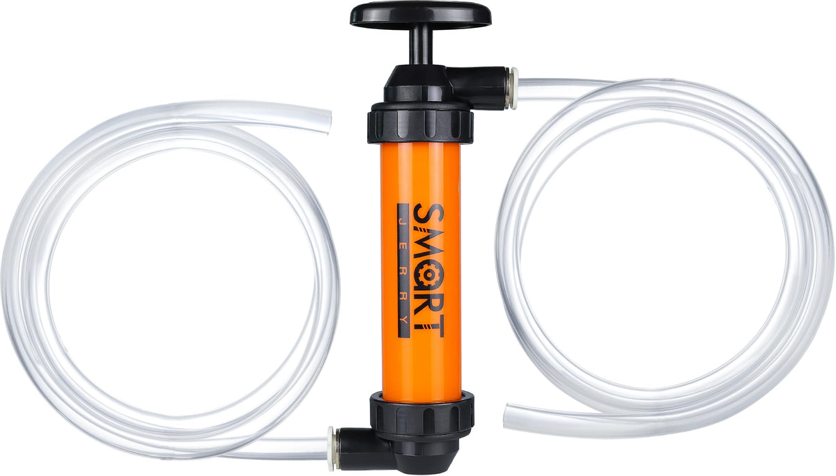 SMART JERRY front view pump showing compact portable design and fast transfer